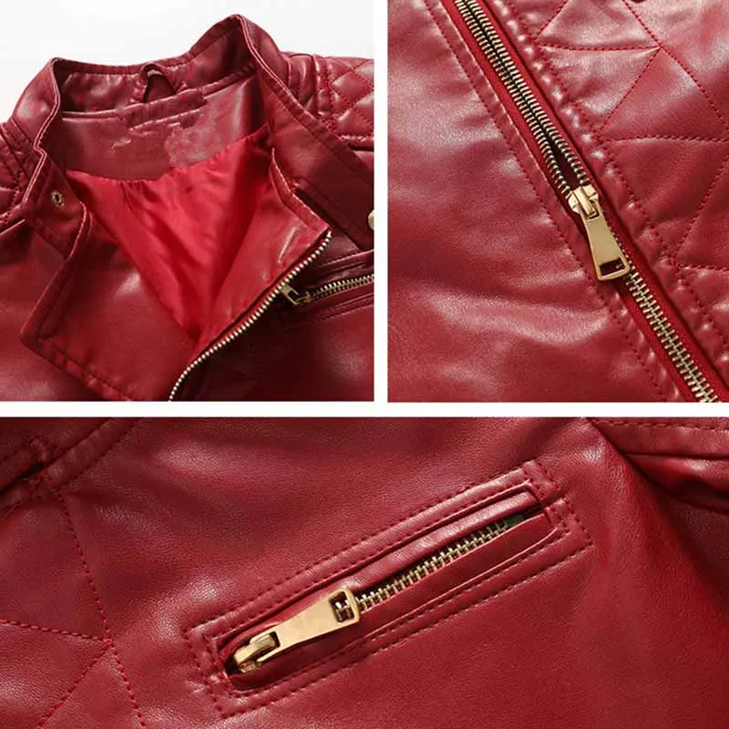 Fashion Short Jacket Women Spring Autumn Motorcycle PU Leather Coat Black Yellow Red Pink Slim Casual Top Zipper Outwear
Fashion Short Jacket Women Spring Autumn Motorcycle PU Leather Coat Black Yellow Red Pink Slim Casual Top Zipper Outwear
