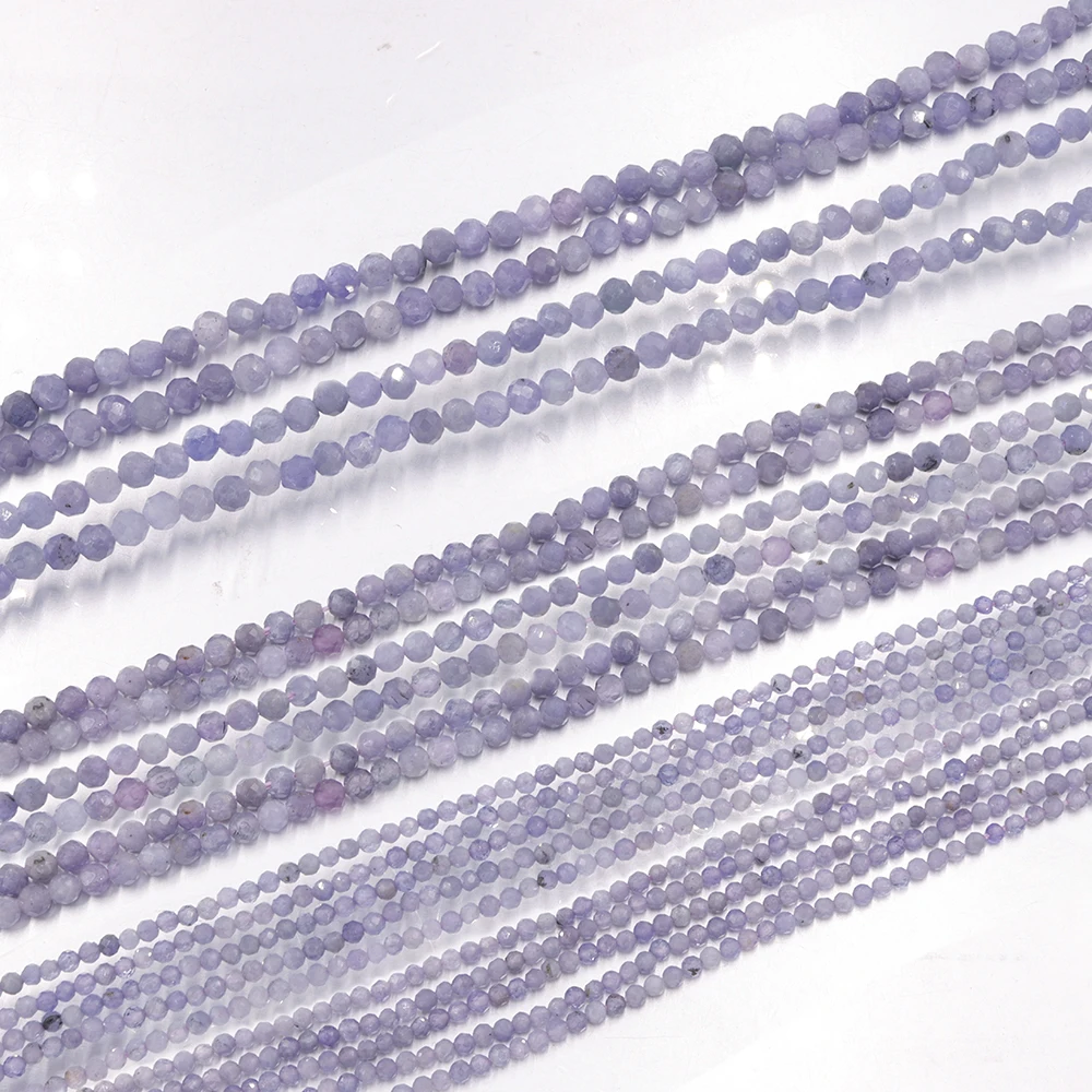 Natural tanzanite faceted round loose beads stone small seed perle for jewelry making needlework DIY bracelet necklace
Natural tanzanite faceted round loose beads stone small seed perle for jewelry making needlework DIY bracelet necklace