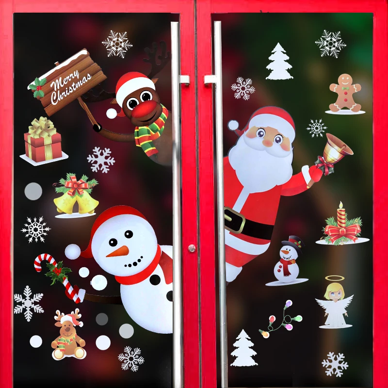 Christmas Window Wall Stickers Santa Claus Stickers Kids Room Xmas Decoration for Home Decal New Year Navidad Noel Natal 2021
Christmas Window Wall Stickers Santa Claus Stickers Kids Room Xmas Decoration for Home Decal New Year Navidad Noel Natal 2021