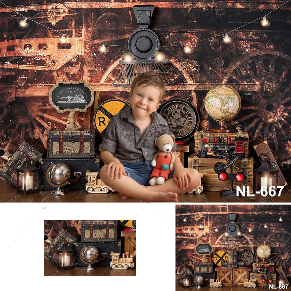 Photography Backdrop Train Railway Route Vintage Newborn Kids Portrait Background for Photo Studio Retro Travel Photo Background
Photography Backdrop Train Railway Route Vintage Newborn Kids Portrait Background for Photo Studio Retro Travel Photo Background