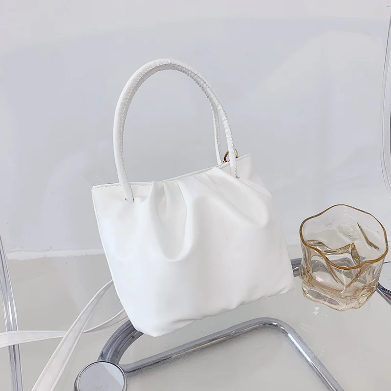 Solid Color Crossbody Bag For Women Shoulder Bag Brand Designer Women Bags Luxury PU Leather Pleated Bag Bucket Bag Handbag
Solid Color Crossbody Bag For Women Shoulder Bag Brand Designer Women Bags Luxury PU Leather Pleated Bag Bucket Bag Handbag