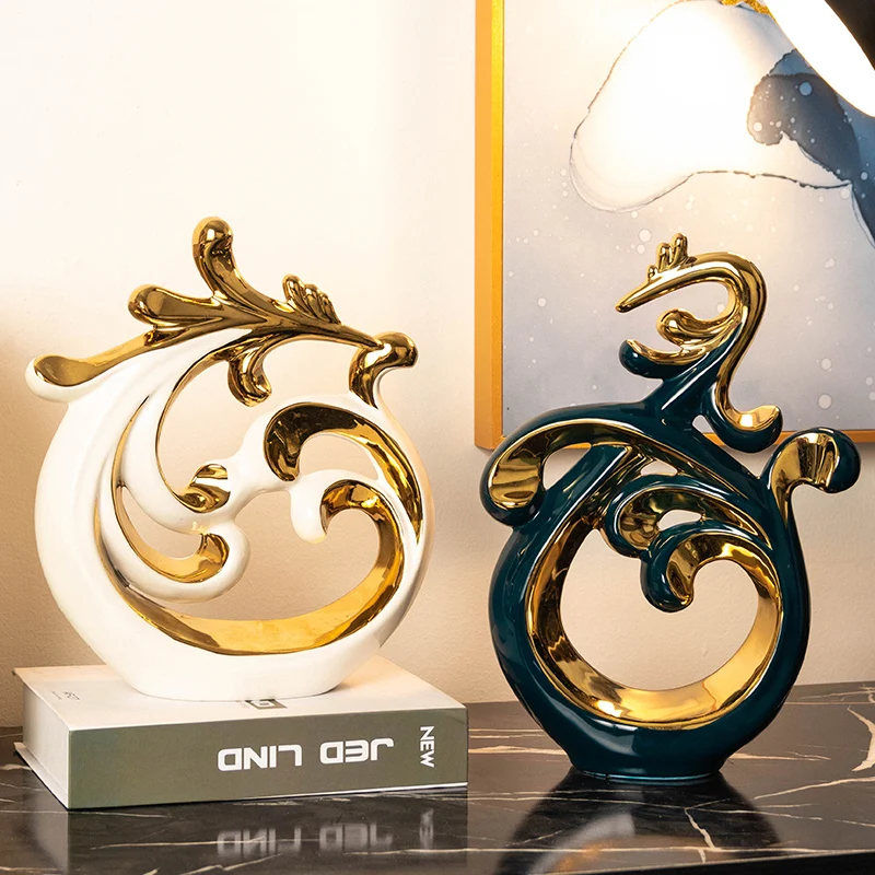 Ceramic Desktop Decoration Creative Home TV Cabinet Decoration Simple Entrance Living Room Wine Cabinet Decoration Holiday Gift 
Ceramic Desktop Decoration Creative Home TV Cabinet Decoration Simple Entrance Living Room Wine Cabinet Decoration Holiday Gift