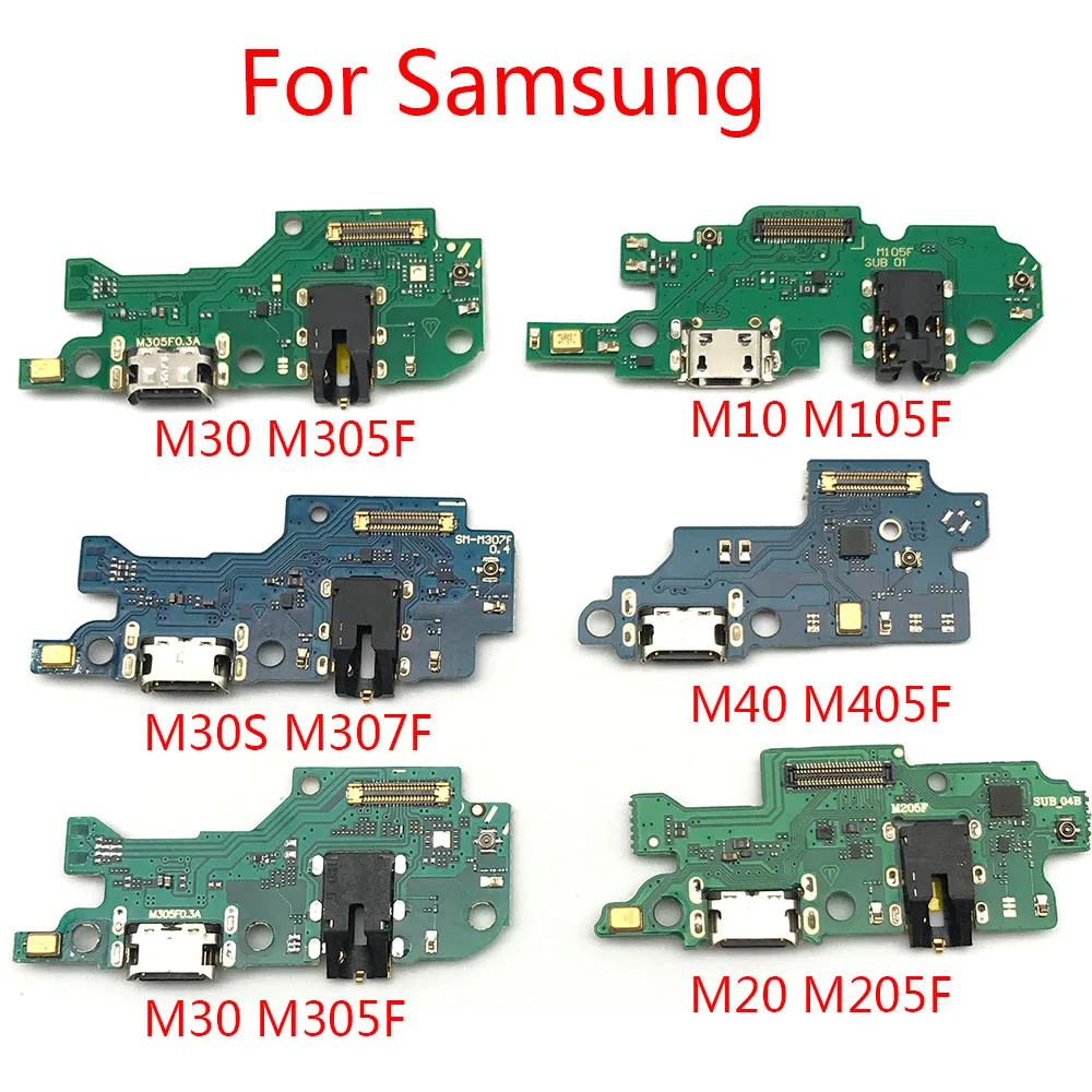 

USB Charge Port Jack Dock Connector Charging Board Flex Cable For Samsung Galaxy M10 M20 M30 M30S M40 M105 M205 M305 M405