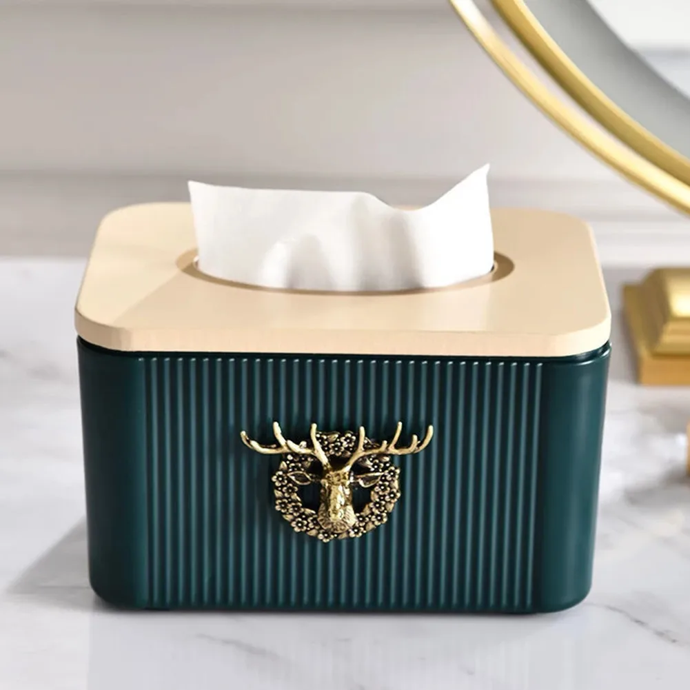 Nordic Luxury Tissue Box High Grade Modern Simple Plastic 17*12.2*10.5cm Resistant Living Room Storage Box Carton
Nordic Luxury Tissue Box High Grade Modern Simple Plastic 17*12.2*10.5cm Resistant Living Room Storage Box Carton