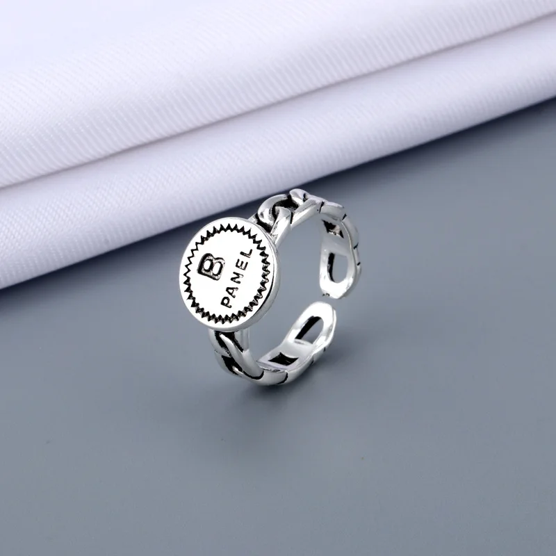 New Arrival 30% Silver Plated Elegant PANEL B Letter Lady Ring Promotion Jewelry For Women New Year Gift Hot Sell
New Arrival 30% Silver Plated Elegant PANEL B Letter Lady Ring Promotion Jewelry For Women New Year Gift Hot Sell