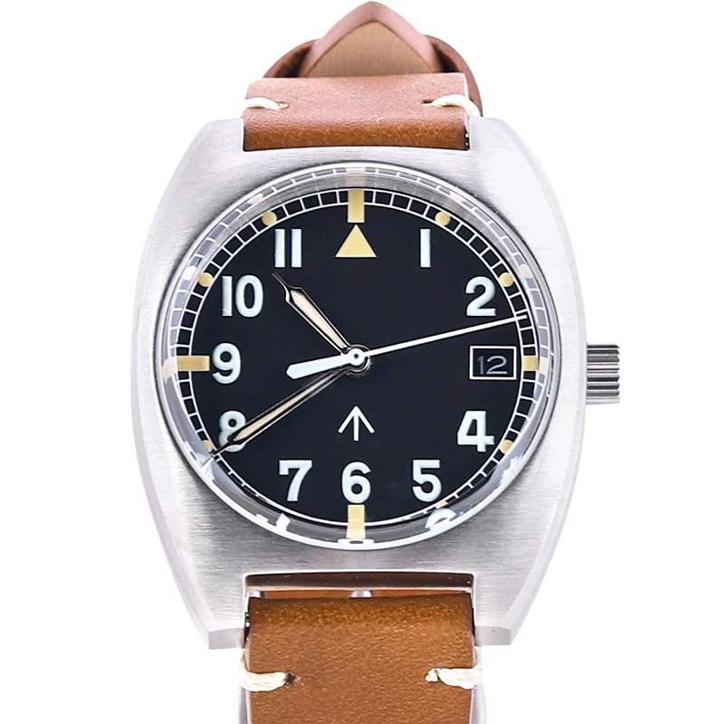 Часы мужские механические в стиле милитари, 10 бар 
Часы мужские механические в стиле милитари, 10 бар