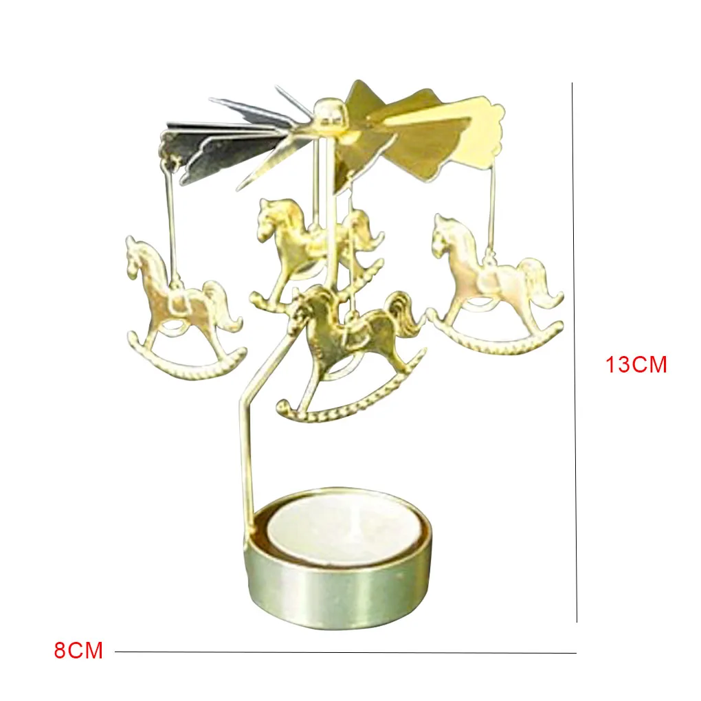 Silver Gold Candlesticks Rotating Romantic Rotation Spinning Carrousel Tea Light Candle Holder Dinner Wedding Bar Party
Silver Gold Candlesticks Rotating Romantic Rotation Spinning Carrousel Tea Light Candle Holder Dinner Wedding Bar Party