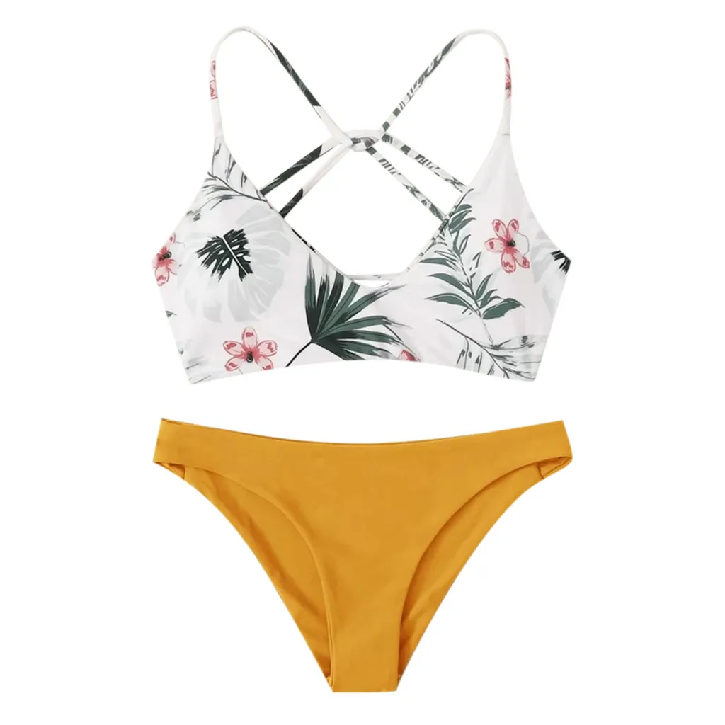 2020 Summer Beach Swimming Women Bikini Women Floral Random Print Bikini Set Push-Up Swimsuit Beachwear Padded Swimwear
2020 Summer Beach Swimming Women Bikini Women Floral Random Print Bikini Set Push-Up Swimsuit Beachwear Padded Swimwear