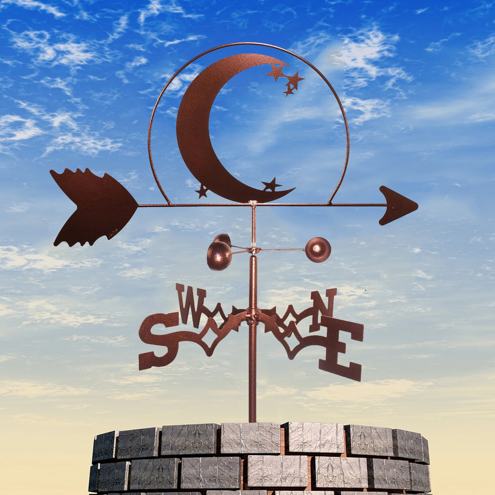 Farm Metal Wind Vane Waterproof Durable Weather Vane Wind Direction Indicator For Outdoor Garden Yard Lawn Decor Windmill
Farm Metal Wind Vane Waterproof Durable Weather Vane Wind Direction Indicator For Outdoor Garden Yard Lawn Decor Windmill