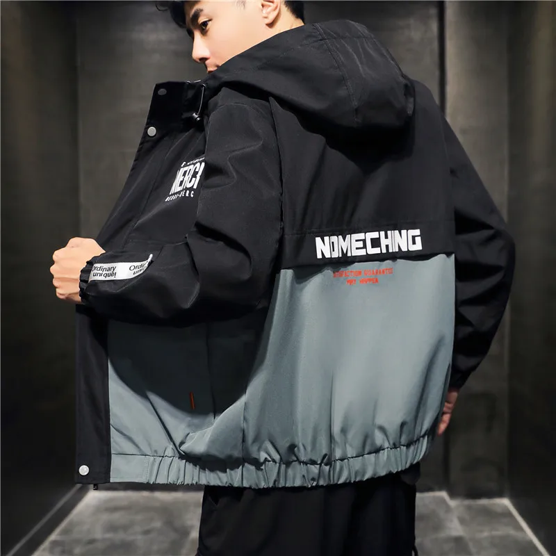 2021 New Style High Quality Patchwork Streetwear Fashion Spring Thin Hooded Windbreaker zipper Male Hip Hop Coat brand clothing
2021 New Style High Quality Patchwork Streetwear Fashion Spring Thin Hooded Windbreaker zipper Male Hip Hop Coat brand clothing