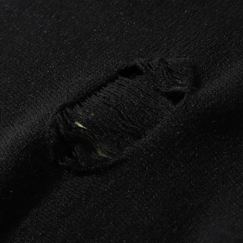GTDOM Men Spring Hip Hop Pullover Sweaters O-Neck Long Sleeve Oversize Black Clothes 2021 New High Street Hole Men Sweaters
GTDOM Men Spring Hip Hop Pullover Sweaters O-Neck Long Sleeve Oversize Black Clothes 2021 New High Street Hole Men Sweaters