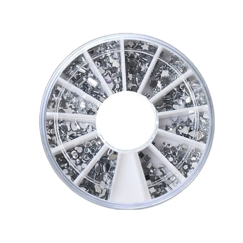100 Wheels Silver Nail Art Decorations Alloy Rhinestones Mixed Sizes Crystal Charm Beauty Craft Decorations Makartt D1103
100 Wheels Silver Nail Art Decorations Alloy Rhinestones Mixed Sizes Crystal Charm Beauty Craft Decorations Makartt D1103