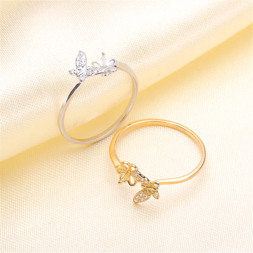 Fashion S925 Sterling Silver Ring Mountings, Ring Findings, Ring Jewelry Parts Fittings Charm Accessories Jewellery No Pearl
Fashion S925 Sterling Silver Ring Mountings, Ring Findings, Ring Jewelry Parts Fittings Charm Accessories Jewellery No Pearl