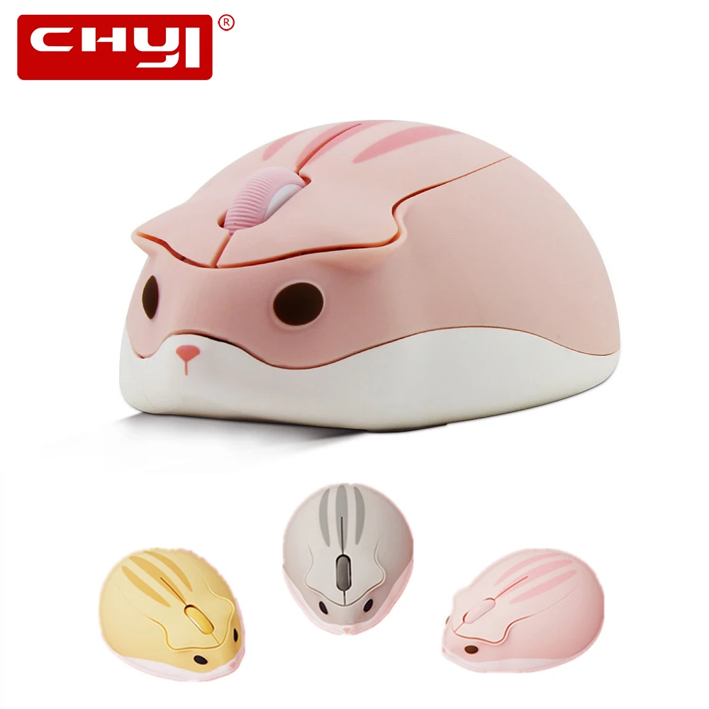 CHYI 2.4G Wireless Mouse Mini Cute Hamster Design 1200 DPI USB Optical Computer For Girl Laptop
CHYI 2.4G Wireless Mouse Mini Cute Hamster Design 1200 DPI USB Optical Computer For Girl Laptop