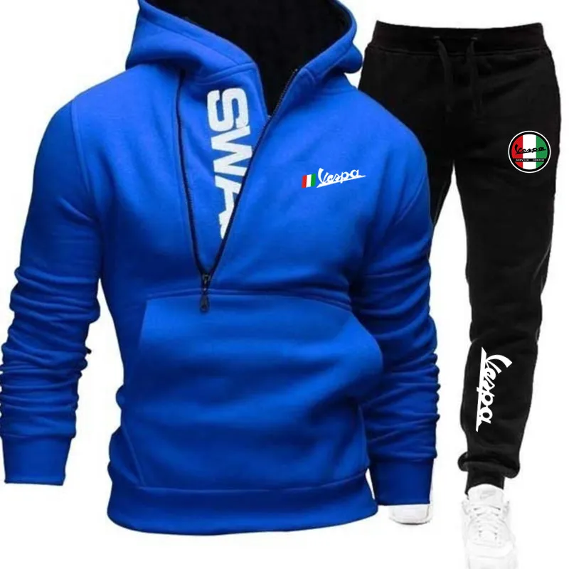 VESPA Logo 2021 Spring Autumn New Men's Printed Casual Sweatshirt + Sweatpants Hoodie Zipper Jacket Track Two-Piece Suit
VESPA Logo 2021 Spring Autumn New Men's Printed Casual Sweatshirt + Sweatpants Hoodie Zipper Jacket Track Two-Piece Suit