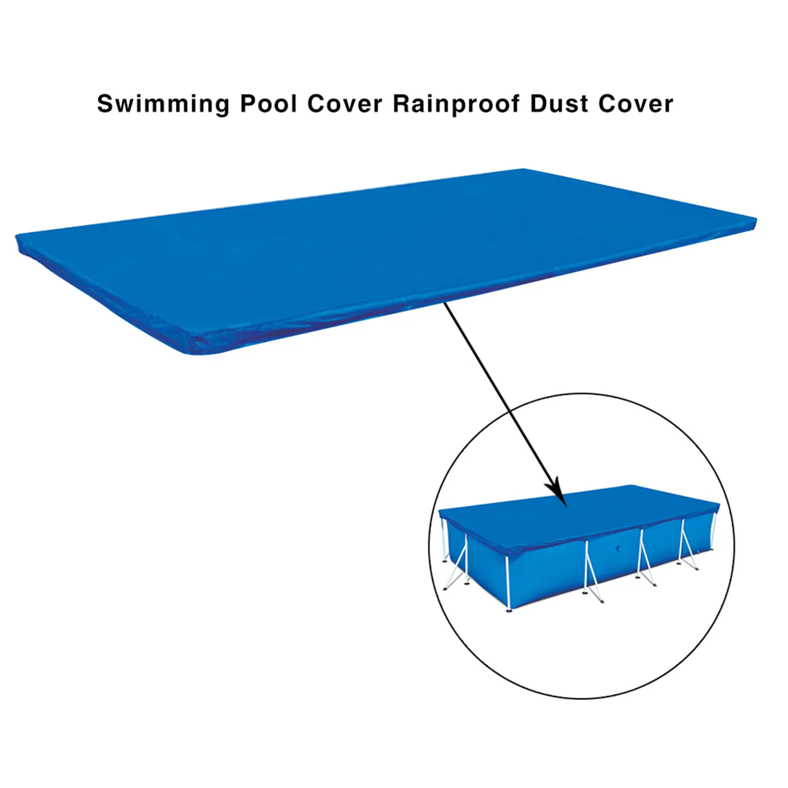 Rectangular Pool Cover Tarpaulin Solar Swimming Pool Protection Cover Heat Insulation Film For Indoor Outdoor Pool Accessories
Rectangular Pool Cover Tarpaulin Solar Swimming Pool Protection Cover Heat Insulation Film For Indoor Outdoor Pool Accessories