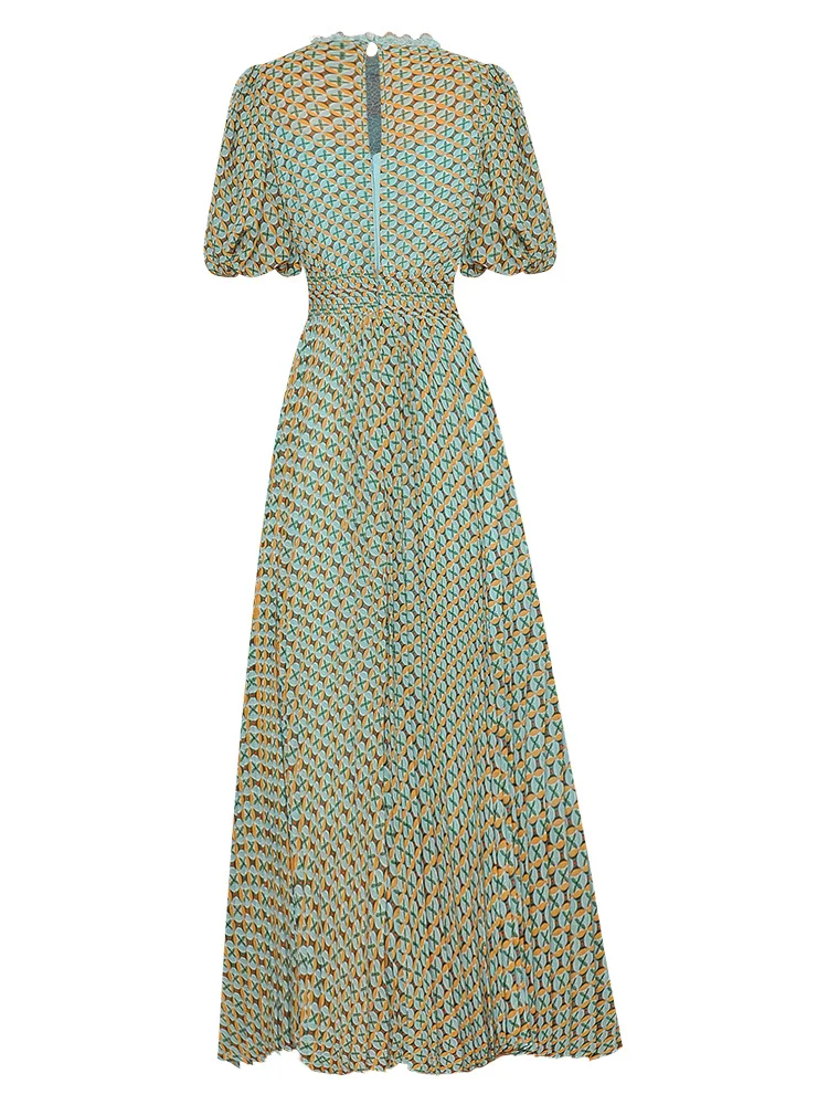 EXCELLENT QUALITY Fashion 2021 Designer Runway Crew Neck Printed Chiffon Dress
EXCELLENT QUALITY Fashion 2021 Designer Runway Crew Neck Printed Chiffon Dress