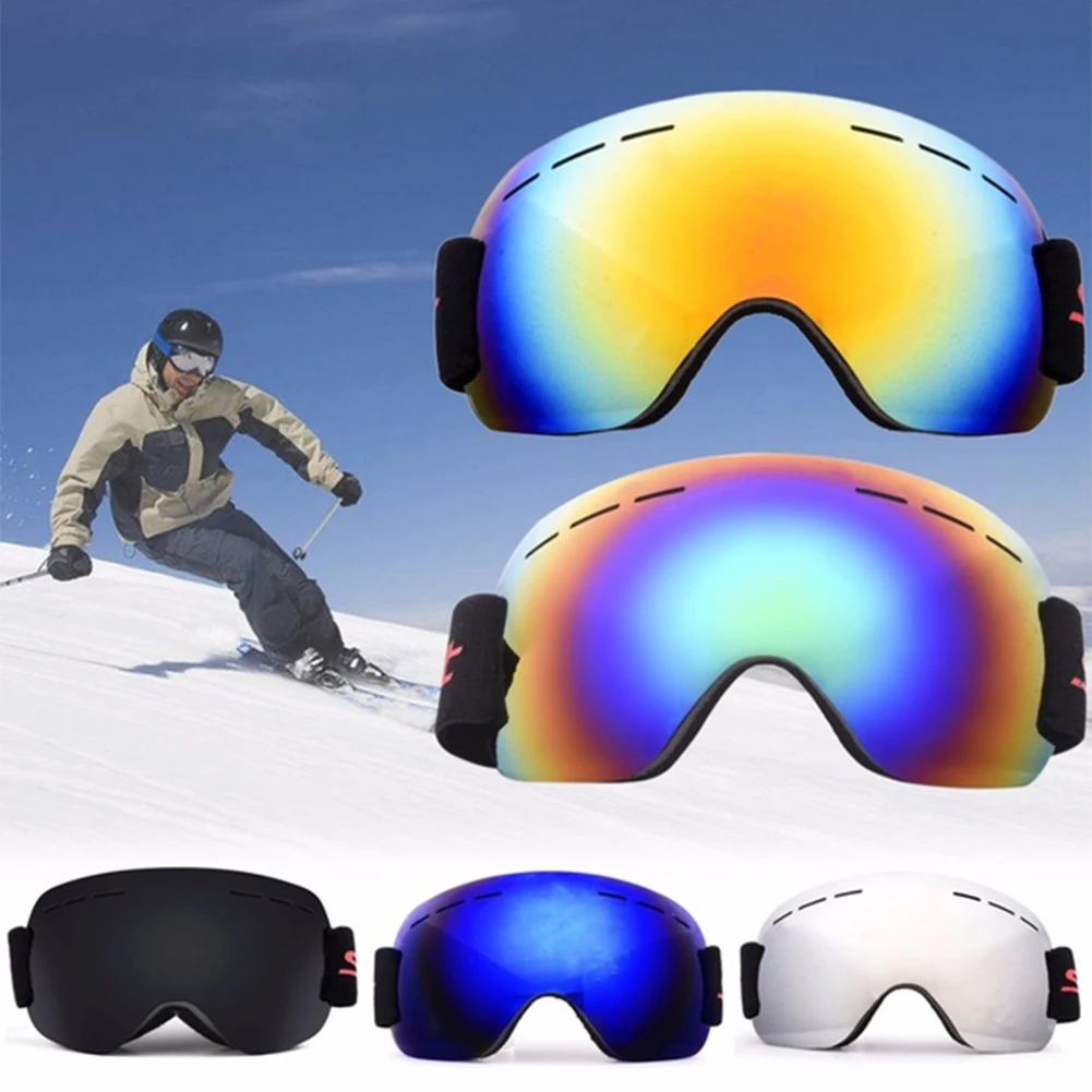 Fashion Men Women Outdoor Winter Sport Skiing Snowboard Goggles Anti-fog Dual-Lens UV Protection Sunglasses
Fashion Men Women Outdoor Winter Sport Skiing Snowboard Goggles Anti-fog Dual-Lens UV Protection Sunglasses