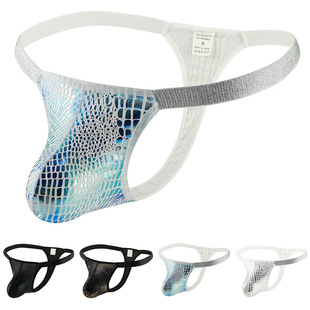 Hot Crocodile Pattern Men's Sexy Underwear U-convex Big Pouch Glossy Thongs And G String Bikini Breathable Male Erotic Lingerie
Hot Crocodile Pattern Men's Sexy Underwear U-convex Big Pouch Glossy Thongs And G String Bikini Breathable Male Erotic Lingerie
