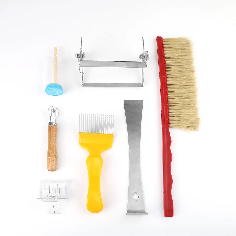 7pcs/set Beekeeping Equipment Beekeeper Tools Brush Capping Scratcher Queen Catcher
7pcs/set Beekeeping Equipment Beekeeper Tools Brush Capping Scratcher Queen Catcher