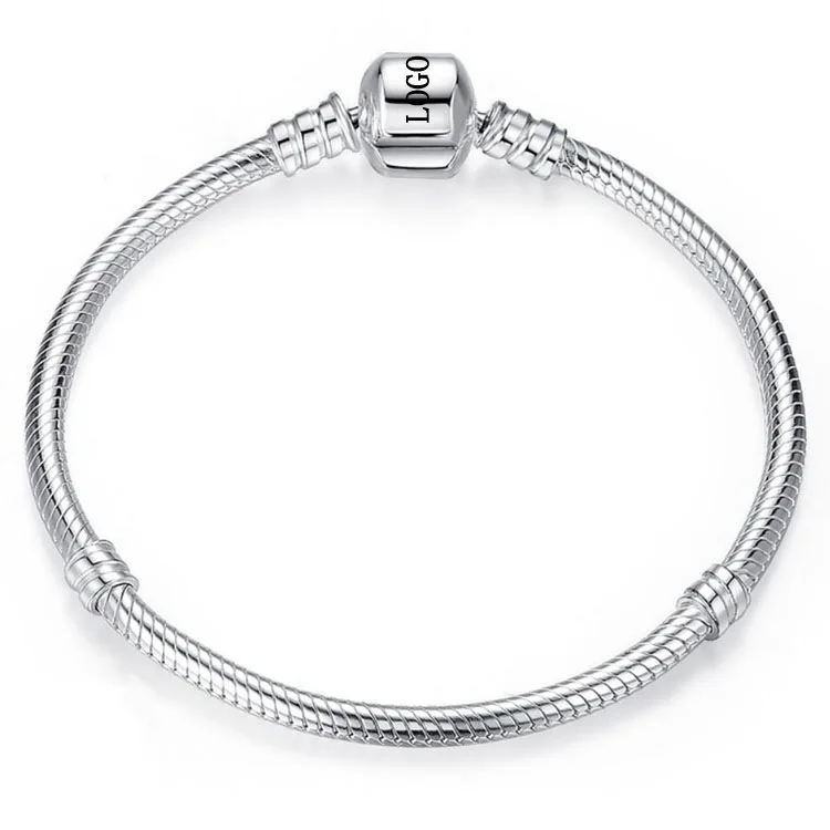 Fashion 925 Sterling Silver Original PAN Moments Snake Bracelet For Women Basic Chain Charm Beads Bangles Jewelry Party Gift
Fashion 925 Sterling Silver Original PAN Moments Snake Bracelet For Women Basic Chain Charm Beads Bangles Jewelry Party Gift