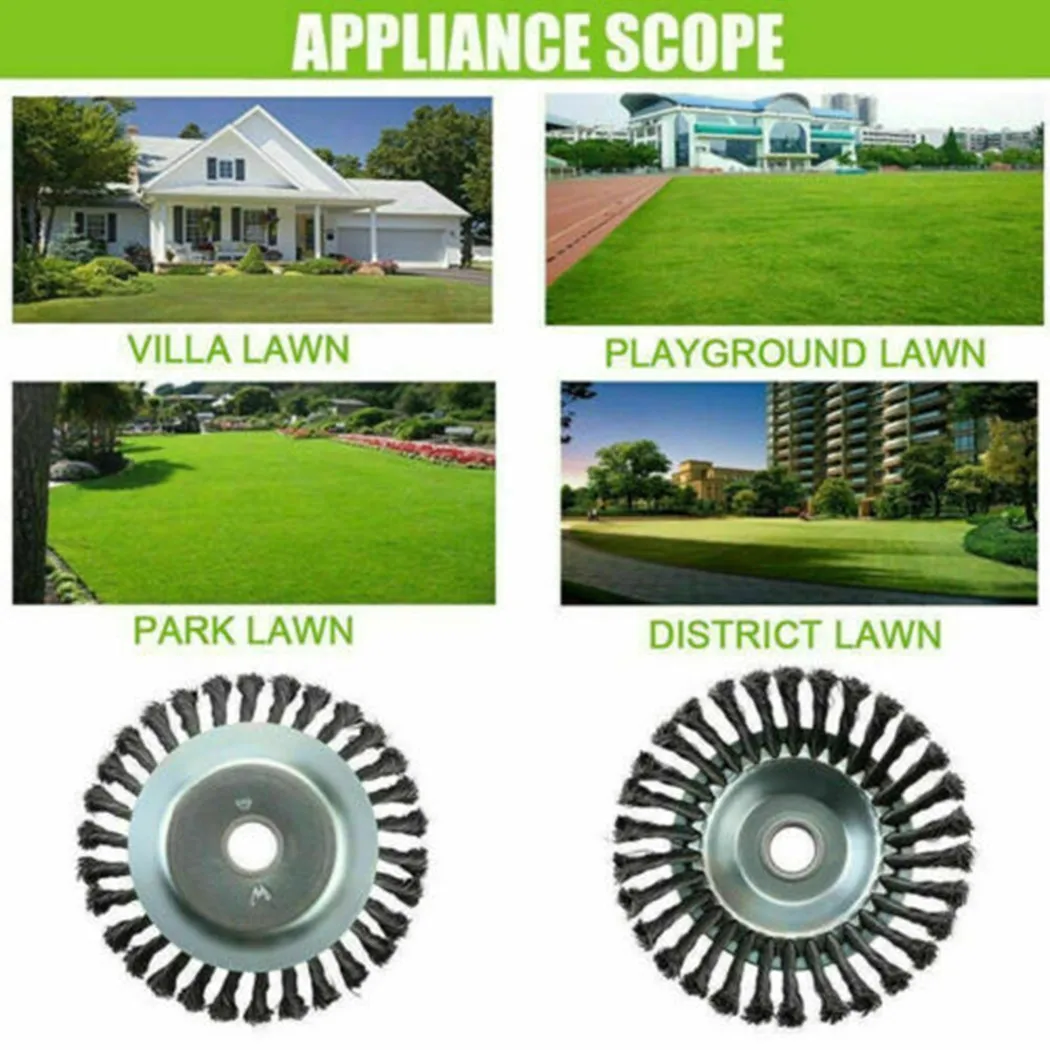 6\" Indestructible Steel Wire Trimmer Head Grass Brush Cutter Lawnmower Tool For Straight-shaft Garden Pole Tools Grass Cutter
6\" Indestructible Steel Wire Trimmer Head Grass Brush Cutter Lawnmower Tool For Straight-shaft Garden Pole Tools Grass Cutter
