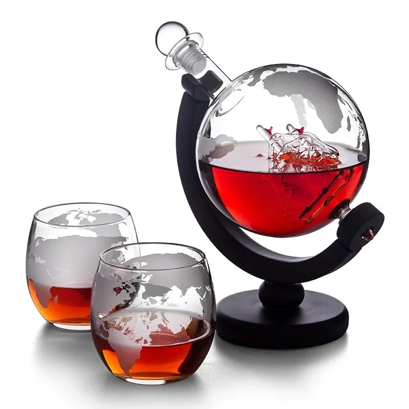 

Whiskey carafe grapes decanter bottle Globe whiskey wine aerator glass wine alcohol vodka liquor dispenser home bars