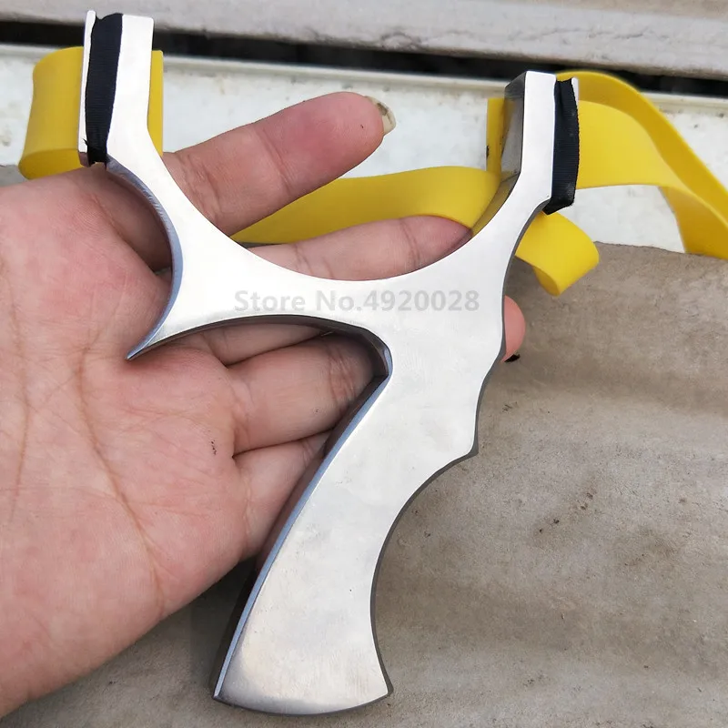 Hunting Slingshot Stainless Steel Catapult High Quality Shooting Slingshot Shooting with Flat Rubber Band New Outdoor Game
Hunting Slingshot Stainless Steel Catapult High Quality Shooting Slingshot Shooting with Flat Rubber Band New Outdoor Game