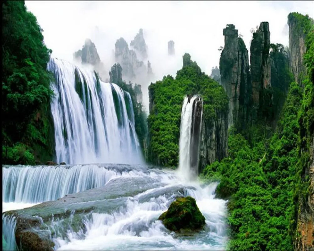 Drop Shipping Custom Photo Wallpaper Mural Natural Landscape Painting Waterfall Mountain And Water Wall Murals For Living Room
Drop Shipping Custom Photo Wallpaper Mural Natural Landscape Painting Waterfall Mountain And Water Wall Murals For Living Room
