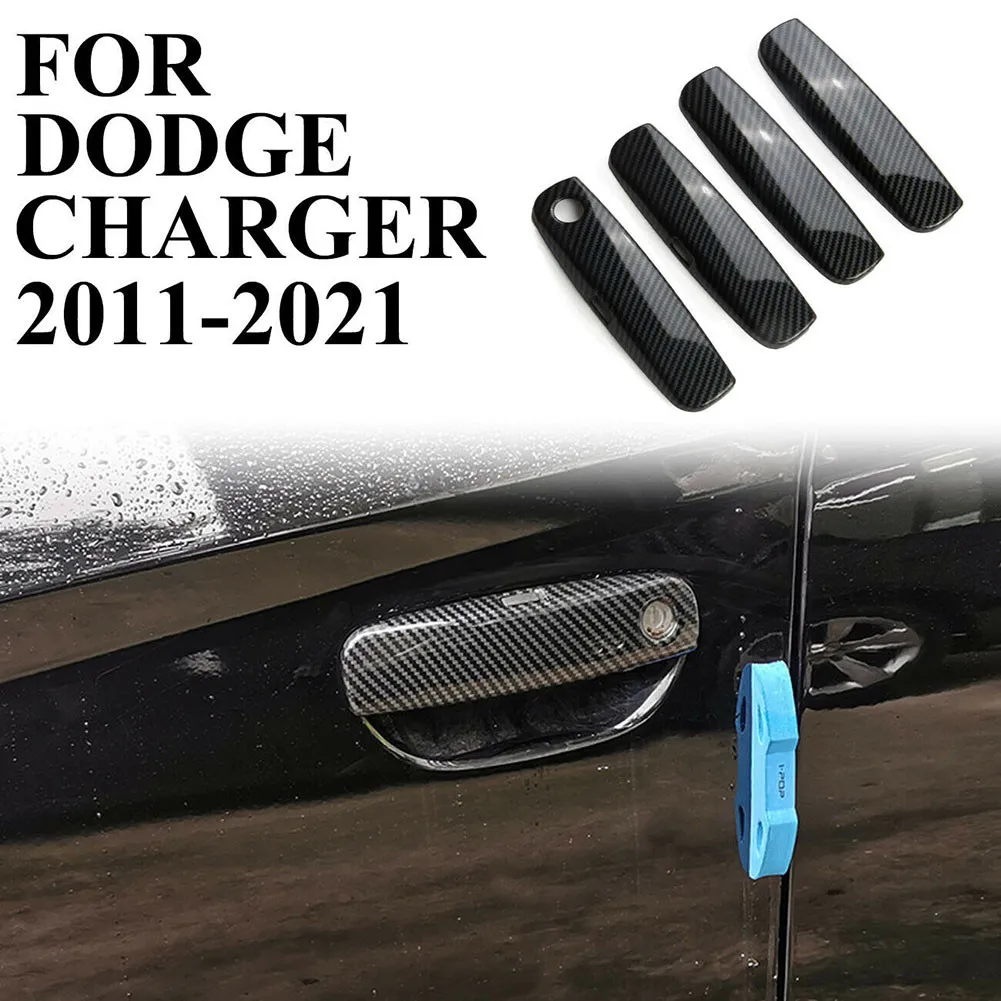 4pcs Black Carbon Fiber Print Look Door Handle Covers For 2011-2022 Dodge Charger (With 2 Front Door Smartkey Cutout)
4pcs Black Carbon Fiber Print Look Door Handle Covers For 2011-2022 Dodge Charger (With 2 Front Door Smartkey Cutout)