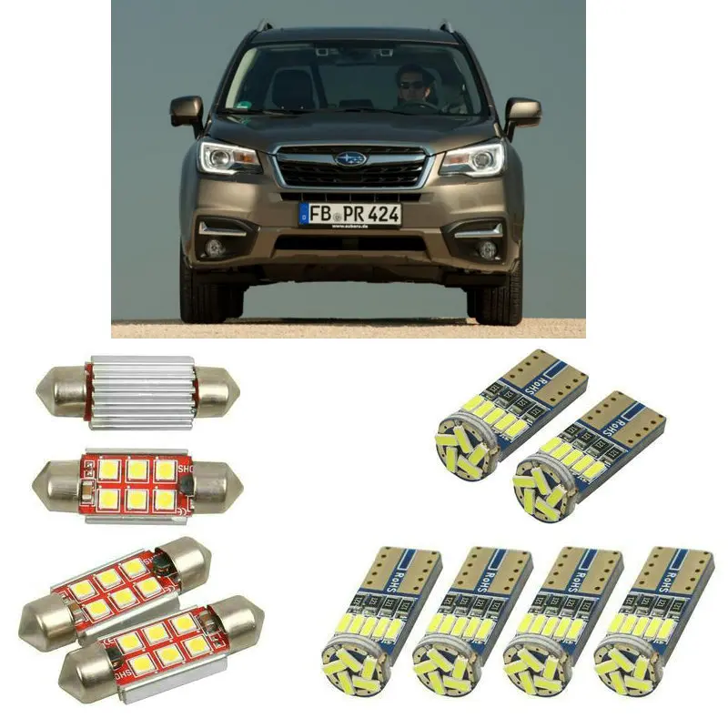 Супер яркий интерьер светодиодный автомобильный светильник s для subaru forester sh 2012
