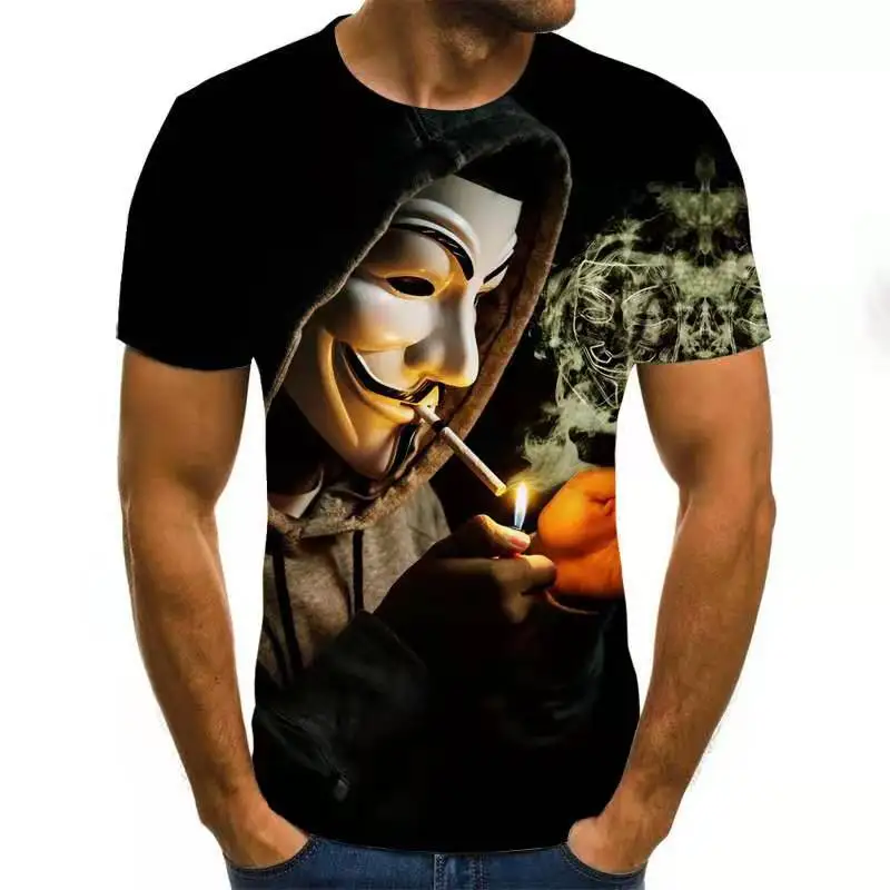 2020 AliExpress cross-border e-commerce clown series short-sleeved casual short-sleeved men's 3d digital printing T-shirt 1
2020 AliExpress cross-border e-commerce clown series short-sleeved casual short-sleeved men's 3d digital printing T-shirt 1