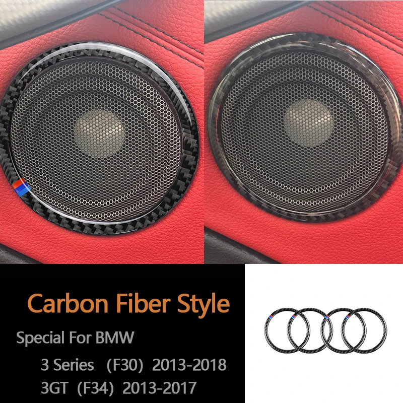 Carbon Fiber Car Door Speaker Cover Sticker Interior Trim Stickers for BMW F30 320i F34 GT 3 Series Car Accessories
Carbon Fiber Car Door Speaker Cover Sticker Interior Trim Stickers for BMW F30 320i F34 GT 3 Series Car Accessories