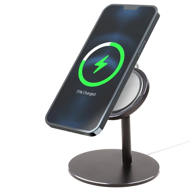 H9EB Desktop Phone Holder for i-Phone 12 Pro Max Mini Stand Magnetic Wireless Charger Metal Phone Holder Support
H9EB Desktop Phone Holder for i-Phone 12 Pro Max Mini Stand Magnetic Wireless Charger Metal Phone Holder Support
