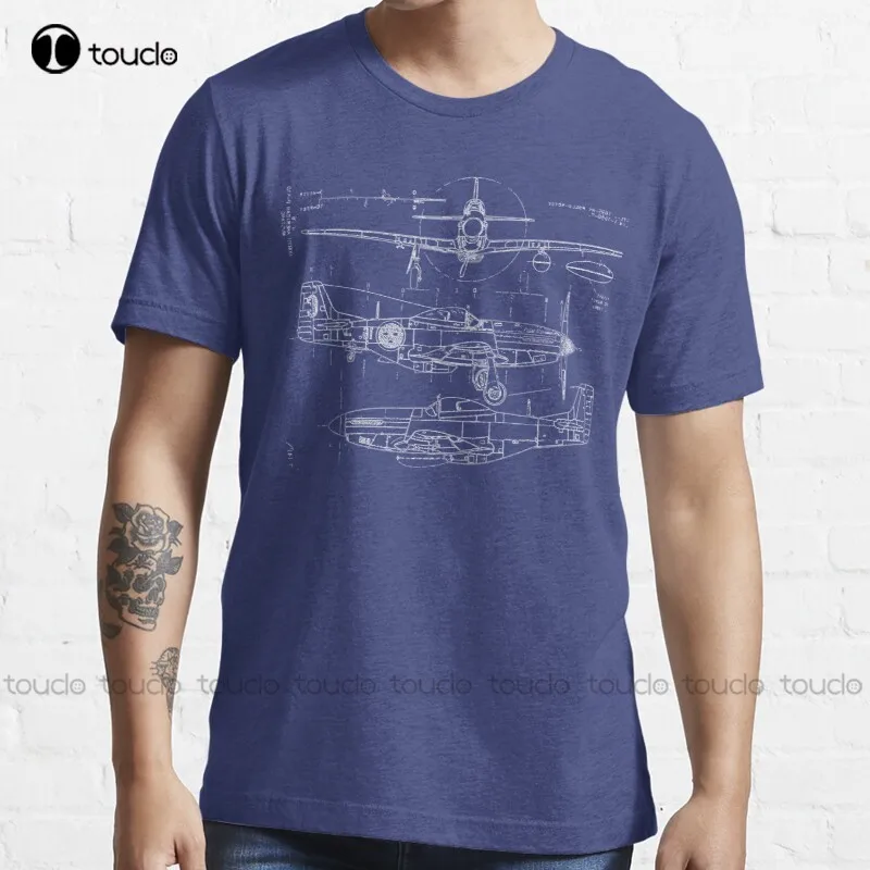 New P-51 Concept Blueprints T-Shirt Casual Shirts For Women S-5XL black button up shirt women Unisex
New P-51 Concept Blueprints T-Shirt Casual Shirts For Women S-5XL black button up shirt women Unisex
