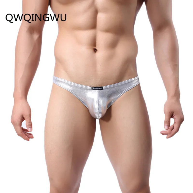 Мужские кожаные трусы стринги, черные короткие трусы с мешочком, с открытой ягодицей, сексуальное нижнее белье для геев, 
Мужские кожаные трусы стринги, черные короткие трусы с мешочком, с открытой ягодицей, сексуальное нижнее белье для геев,