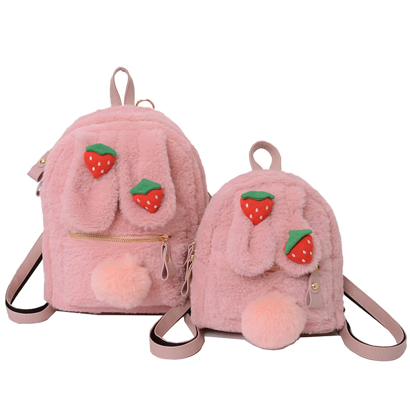 Winter Cute Faux Fur Backpack Rabbit Ear Women Travel Shoulder Bags Fashion Plush Bagpack Rucksack School Bag for Girls BG404
Winter Cute Faux Fur Backpack Rabbit Ear Women Travel Shoulder Bags Fashion Plush Bagpack Rucksack School Bag for Girls BG404
