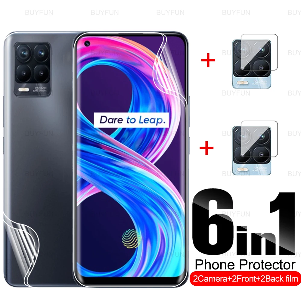 6in1 гидрогель пленка для Realme 8 Pro спереди и длинное сзади hd-пленка для oppo realme фотокамеры мгновенного действия 8 7 6 pro Realme фотокамеры мгновенного...
6in1 гидрогель пленка для Realme 8 Pro спереди и длинное сзади hd-пленка для oppo realme фотокамеры мгновенного действия 8 7 6 pro Realme фотокамеры мгновенного...