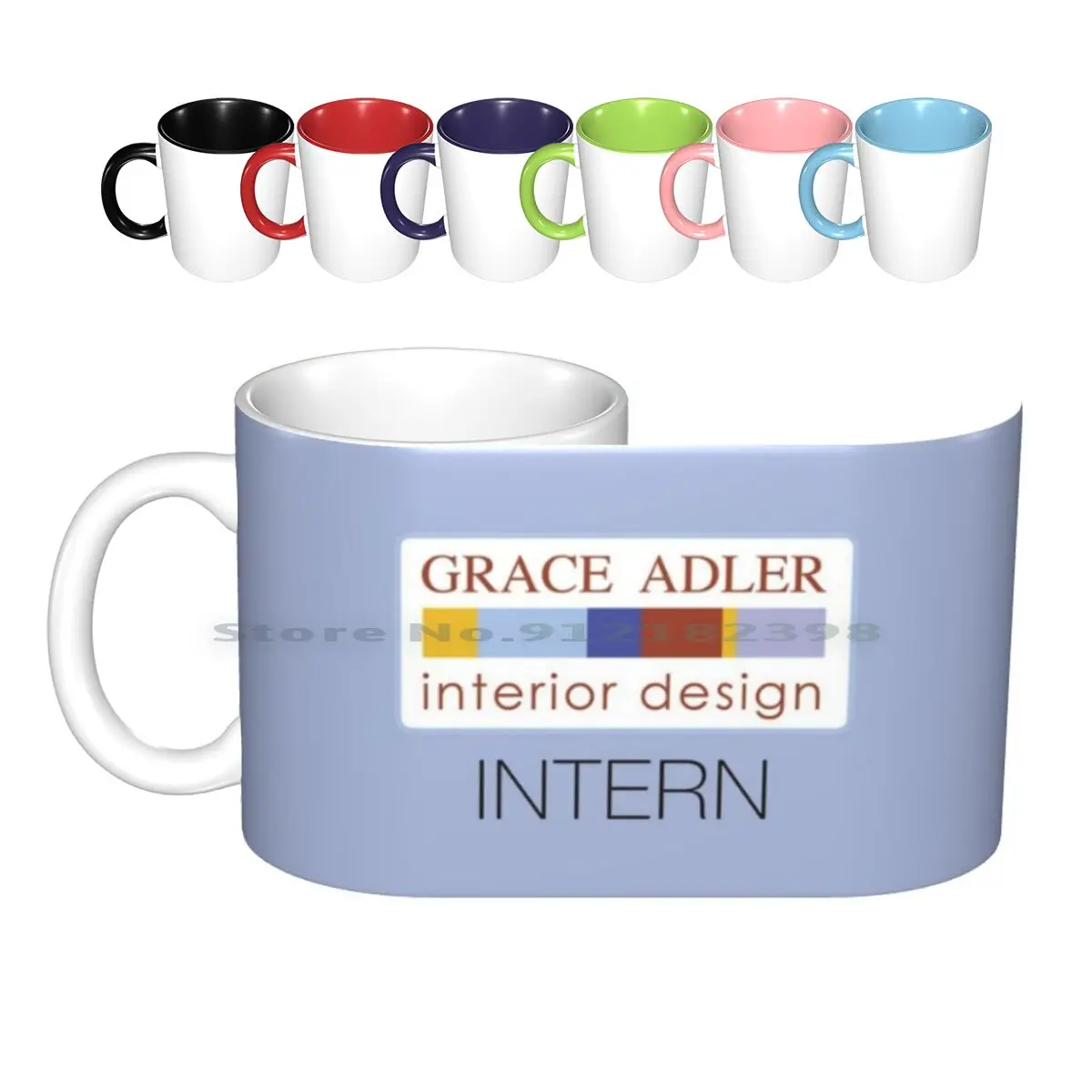

Grace Designs : Intern ( Will And Grace ) Ceramic Mugs Coffee Cups Milk Tea Mug Will And Grace Will Truman Grace Karen Walker