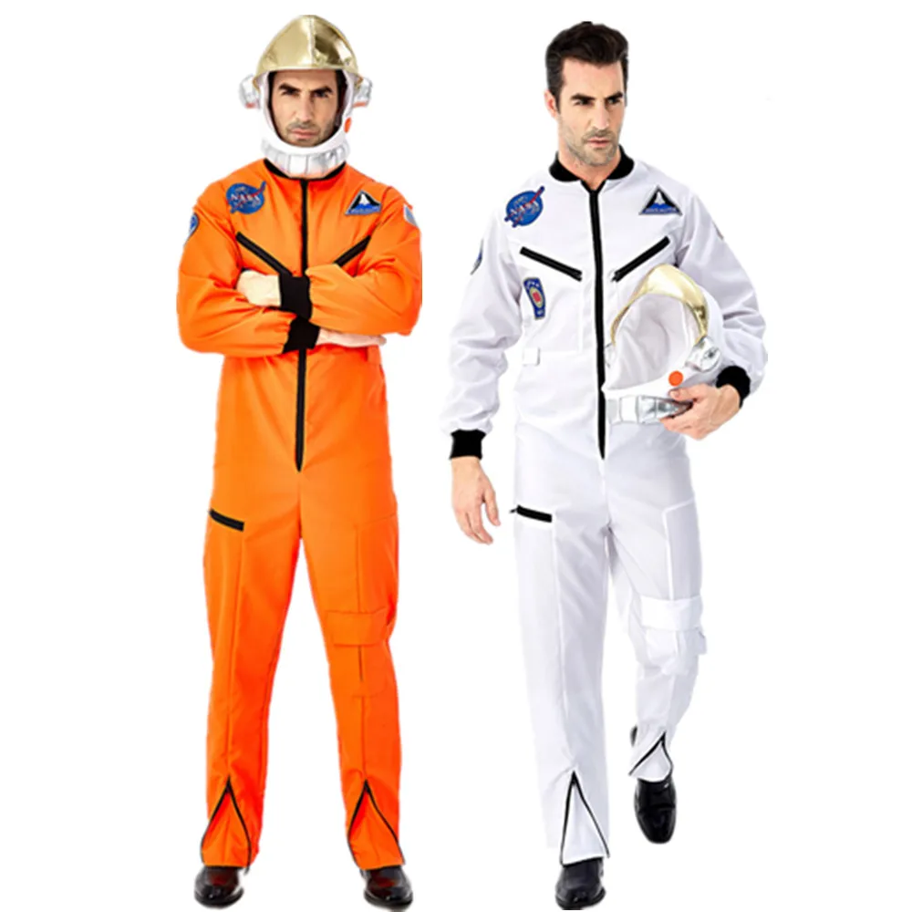 Adult Astronaut Costume Space Suit Pilots Jumpsuit Party Purim Carnival Cosplay Outfit Helmet For Men
Adult Astronaut Costume Space Suit Pilots Jumpsuit Party Purim Carnival Cosplay Outfit Helmet For Men