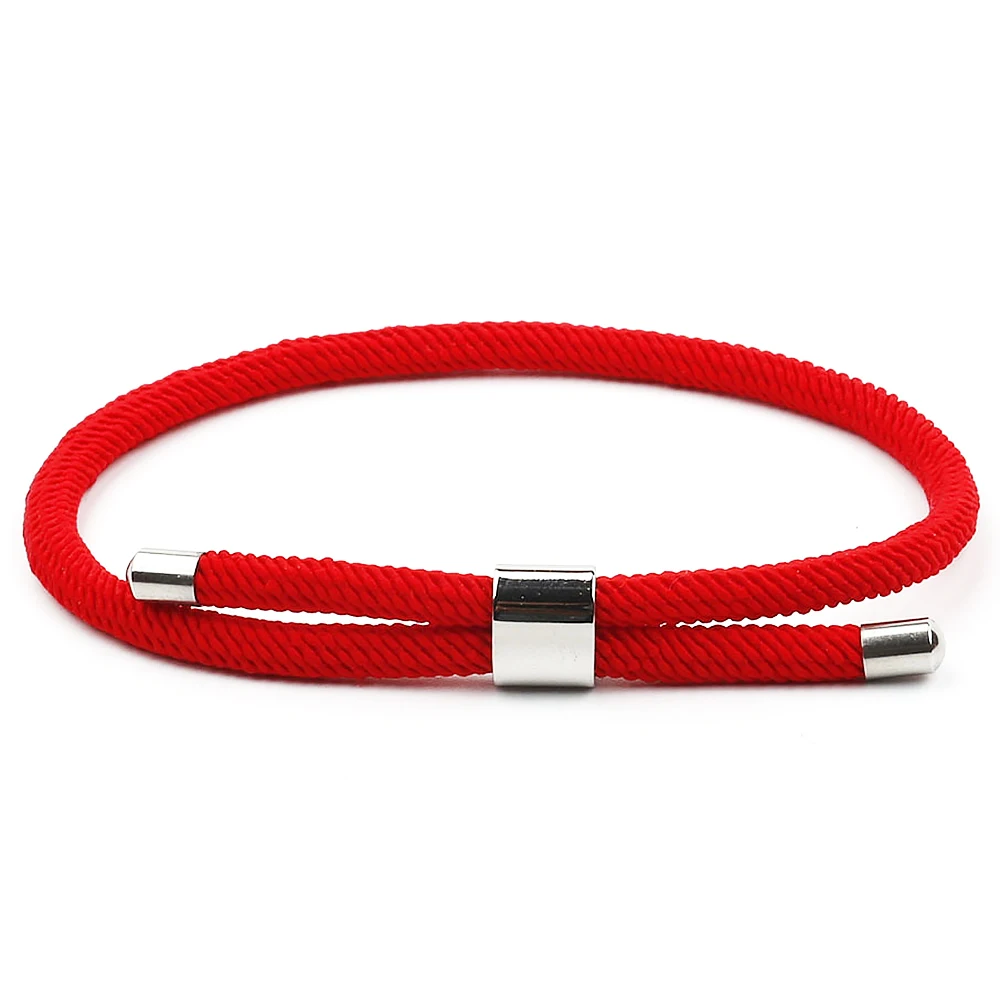 CUTEECO Lucky Bracelets Adjustable Handmade Red Rope Stainless Steel Couples Bracelets For Women Men Fashion Jewelry
CUTEECO Lucky Bracelets Adjustable Handmade Red Rope Stainless Steel Couples Bracelets For Women Men Fashion Jewelry