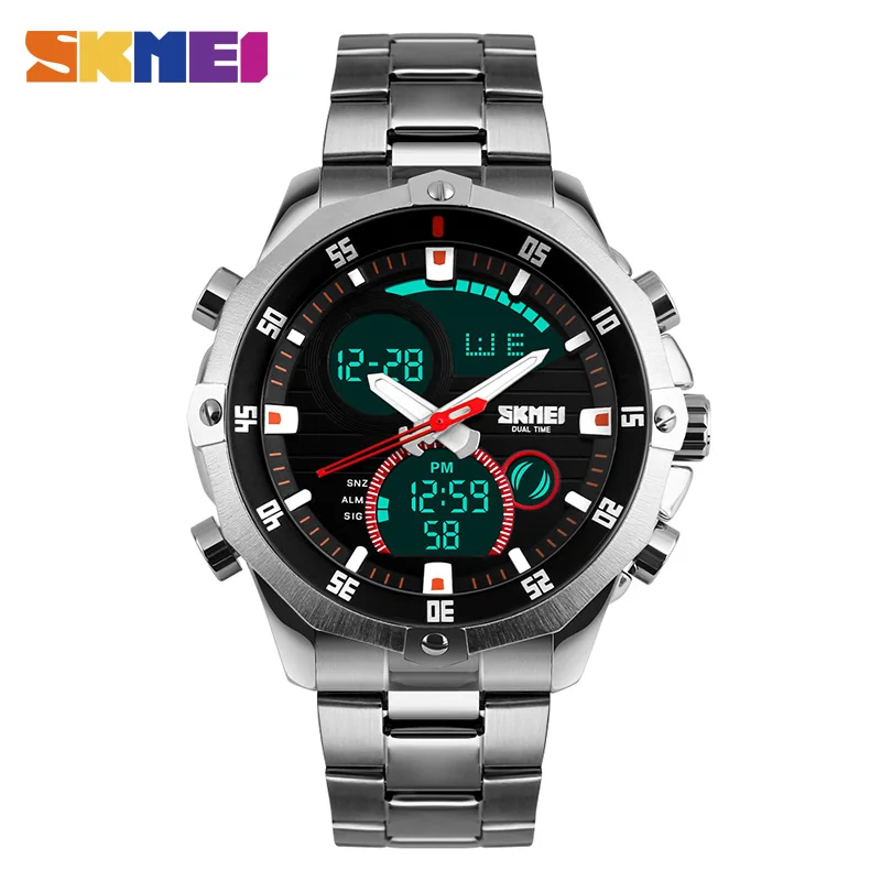 5pcs/lot SKMEI Men Digital Watch Business Quartz Wristwatch Multifunction Double Time Sport Watch Fashion Male Clock 1146
5pcs/lot SKMEI Men Digital Watch Business Quartz Wristwatch Multifunction Double Time Sport Watch Fashion Male Clock 1146
