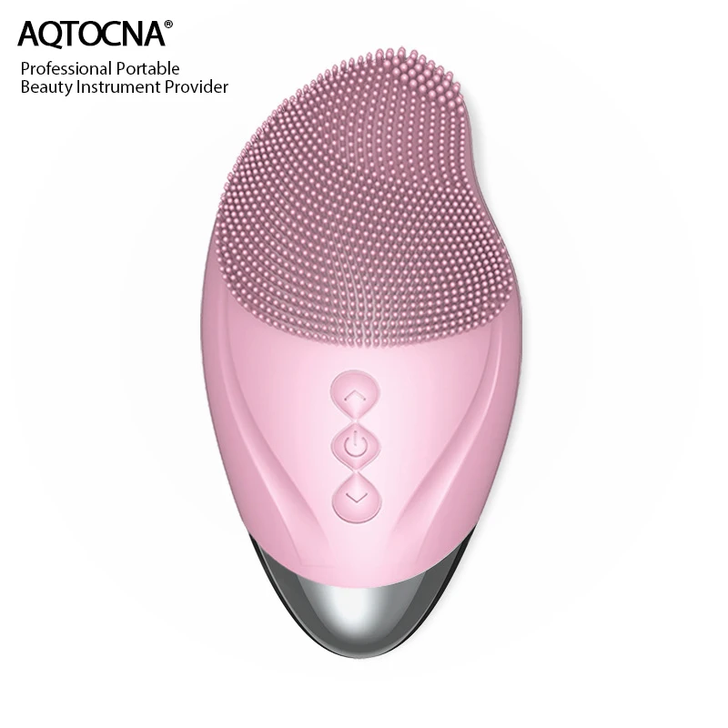 AQTOCNA Ultrasonic Vibration Electric Facial Cleansing Brush Powered Sonic Face Cleanser Brush Washing Facial Heated Massager
AQTOCNA Ultrasonic Vibration Electric Facial Cleansing Brush Powered Sonic Face Cleanser Brush Washing Facial Heated Massager