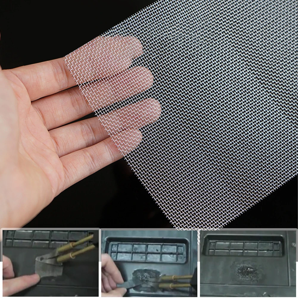 1/2/4PCS Car Bumper Stainless Steel Repair Net Woven Wire Bumper Crack Repair Hole Repairing Air Vent Mesh Net 25*12.5cm Tools
1/2/4PCS Car Bumper Stainless Steel Repair Net Woven Wire Bumper Crack Repair Hole Repairing Air Vent Mesh Net 25*12.5cm Tools