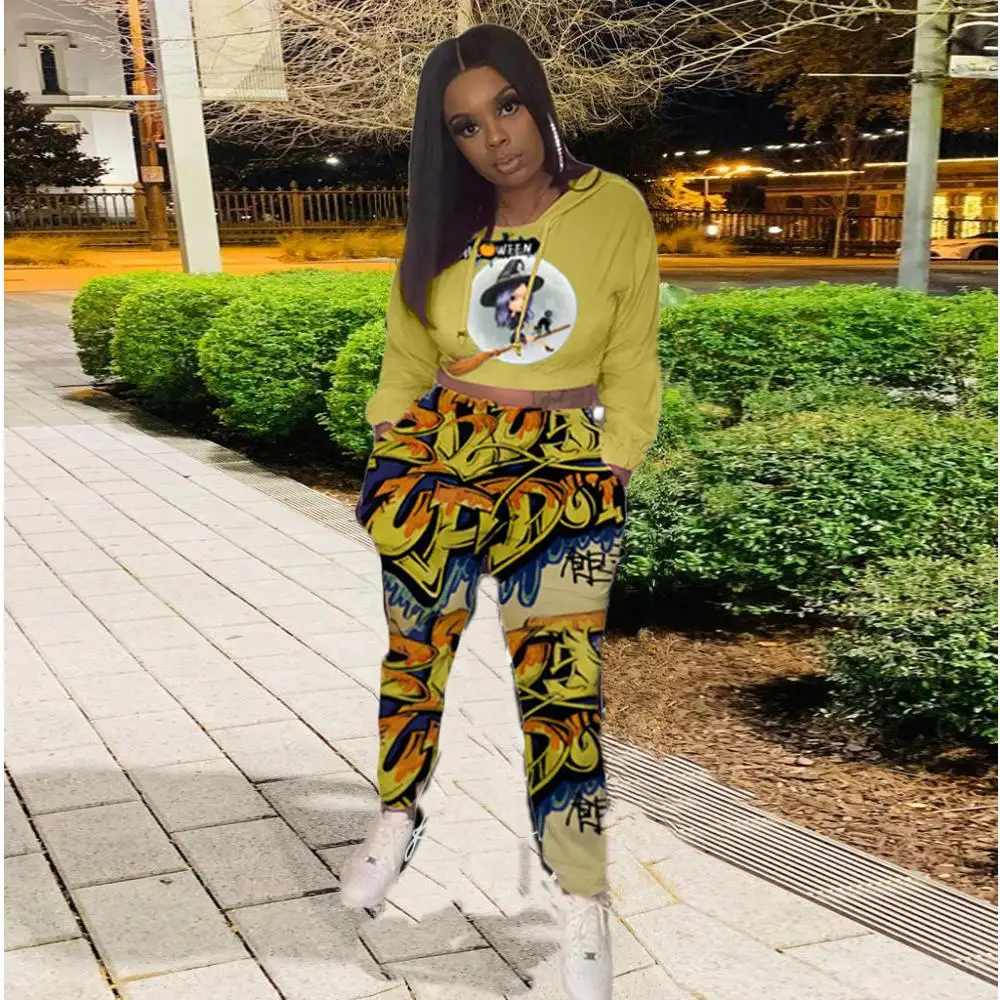 Trendy Chic Printed Loungewear Women 2 Pieces Matching Sets Long Sleeve Loose BF Style Sweatshirt Top Vintage Casual Trousers
Trendy Chic Printed Loungewear Women 2 Pieces Matching Sets Long Sleeve Loose BF Style Sweatshirt Top Vintage Casual Trousers