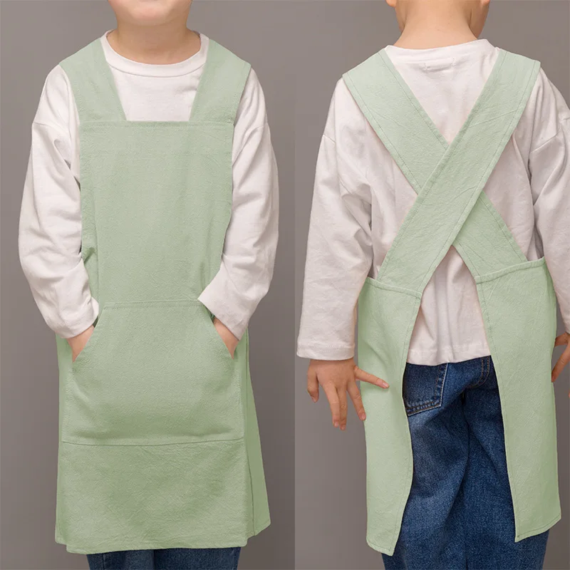 Cotton And Linen Apron Kit For Children With Sleeves Japanese Kindergarten Suspenders Kids Drawing Overalls Kitchen Accessories
Cotton And Linen Apron Kit For Children With Sleeves Japanese Kindergarten Suspenders Kids Drawing Overalls Kitchen Accessories