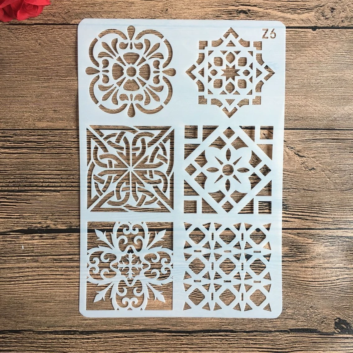 26*18cm Retro pattern Stencils DIY Craft Layering Stencils For Walls Painting Scrapbooking Stamping Stamp Album Decorative
26*18cm Retro pattern Stencils DIY Craft Layering Stencils For Walls Painting Scrapbooking Stamping Stamp Album Decorative