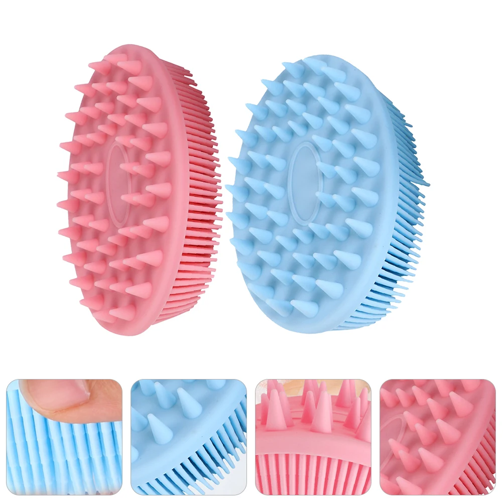 2pcs Multipurpose Comfortable Portable Double-side Bath Brushes Head Scalp Massagers Shampoo Brushes
2pcs Multipurpose Comfortable Portable Double-side Bath Brushes Head Scalp Massagers Shampoo Brushes