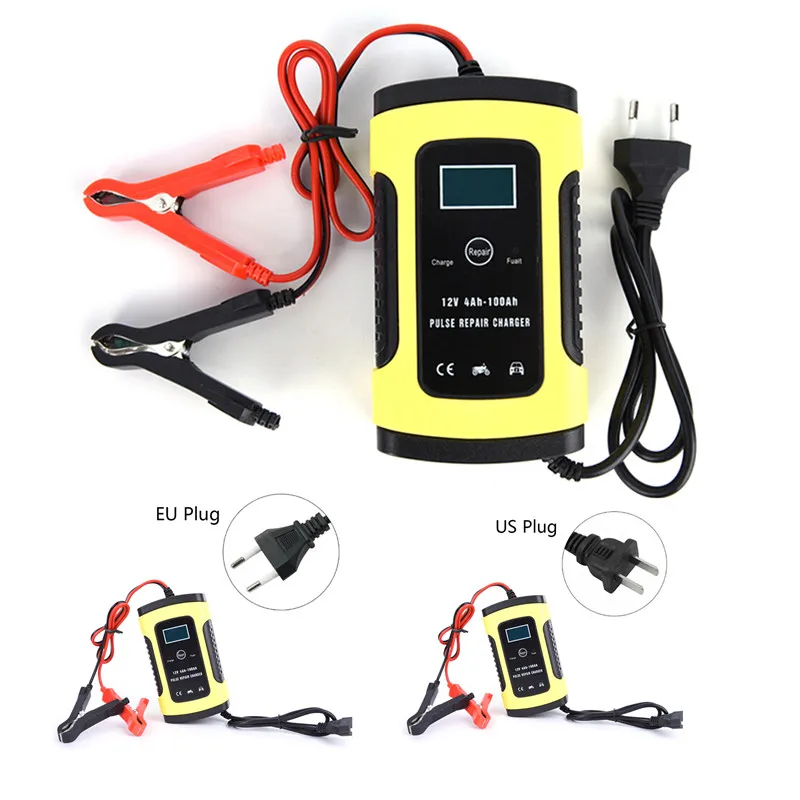 Intelligent Fast Power Charging Wet Dry Lead Acid Digital LCD Display EU/US Plug Full Automatic Car Battery Charger
Intelligent Fast Power Charging Wet Dry Lead Acid Digital LCD Display EU/US Plug Full Automatic Car Battery Charger