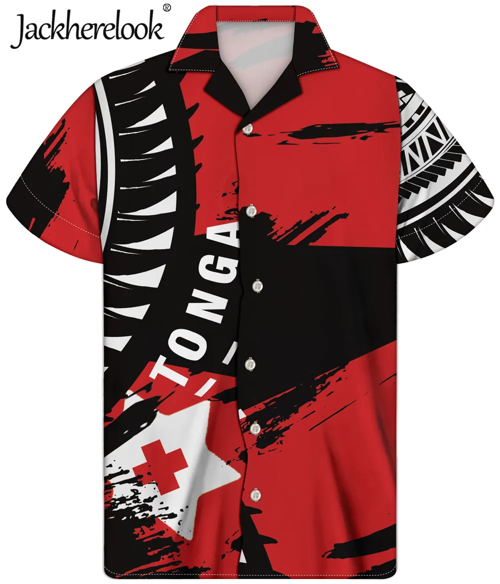 Jackherelook Loose Hawaii Shirts for Men's Red Polynesian Tonga Print Short Sleeved Tops Chemise Turn-down Collar Clothing 2021
Jackherelook Loose Hawaii Shirts for Men's Red Polynesian Tonga Print Short Sleeved Tops Chemise Turn-down Collar Clothing 2021